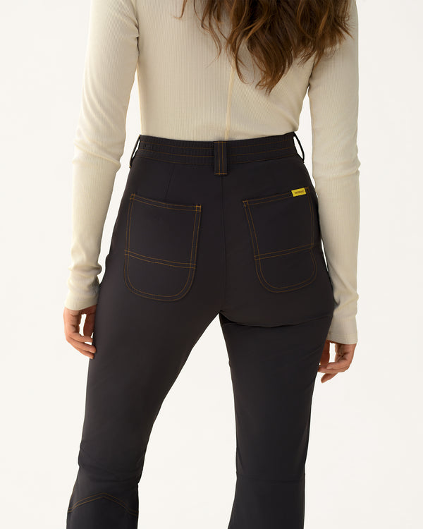 Kick Flare Trousers - Basalt
