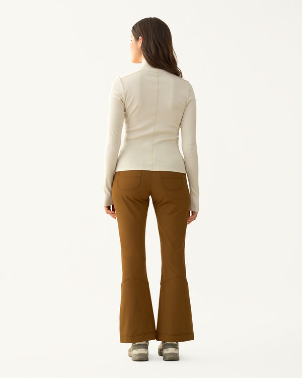 Ribbed Merino Turtleneck - Betula
