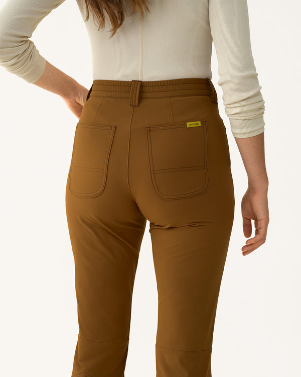 Kick Flare Trousers - Madrone