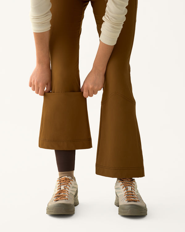 Kick Flare Trousers - Madrone