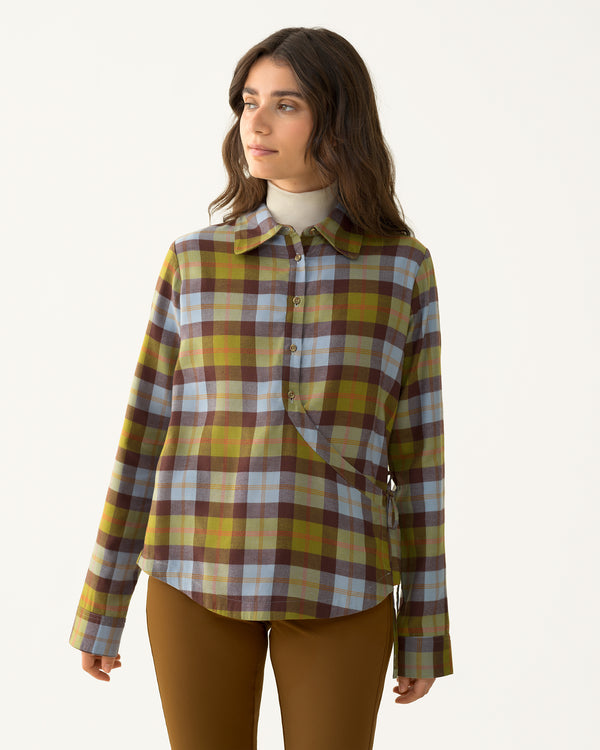 Front Field Flannel Shirt - Highland
