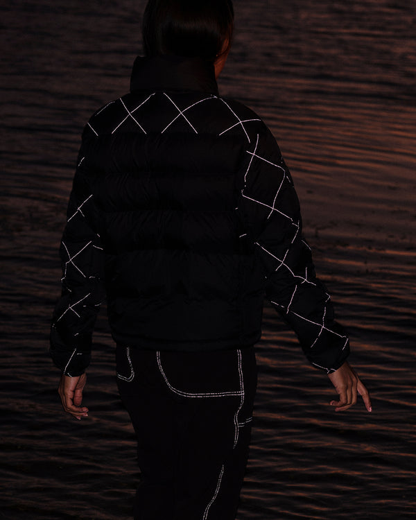 Packable Down Puffer ⚡︎  - Basalt Reflective