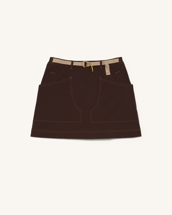 8 Pocket Skort - Garnet