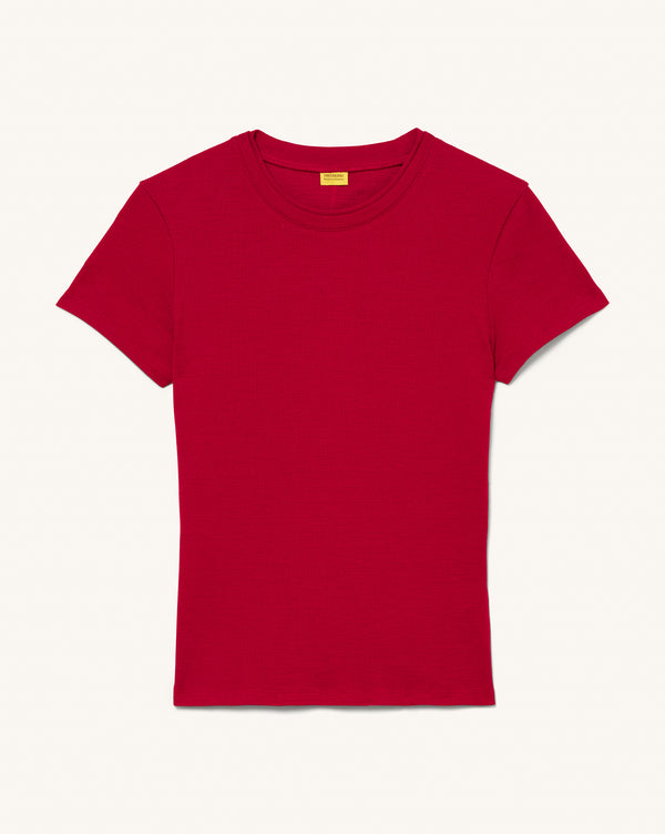 Ribbed Merino T-Shirt - Rowan