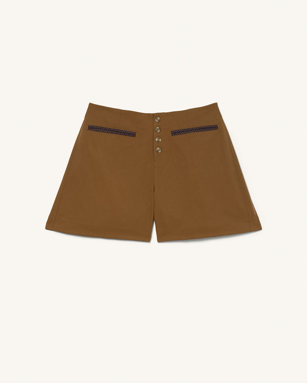 Front Field Shorts  - Madrone