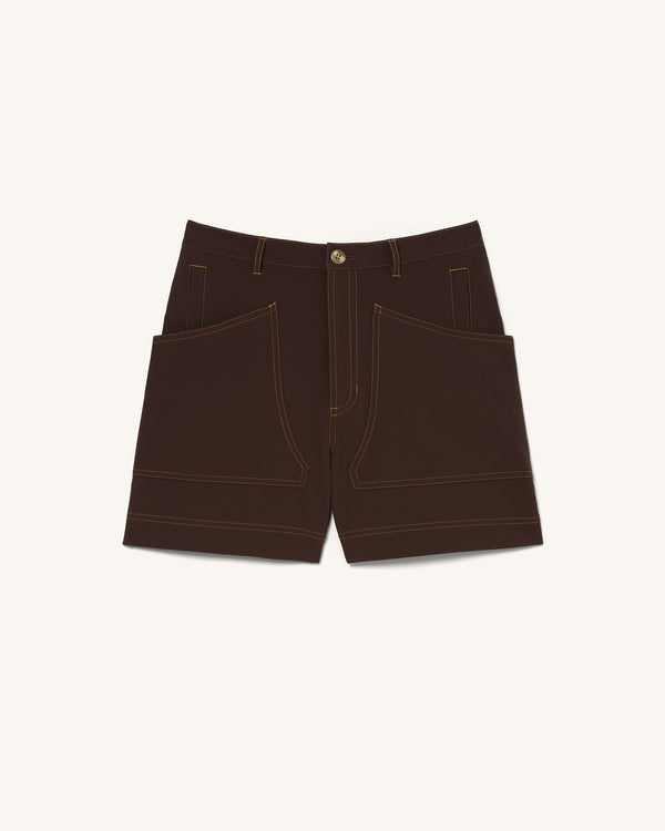 8 Pocket Shorts - Garnet