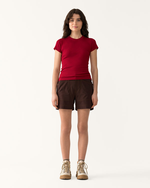 Ribbed Merino T-Shirt - Rowan
