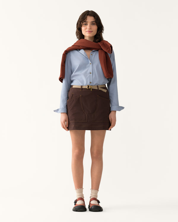 8 Pocket Skort - Garnet
