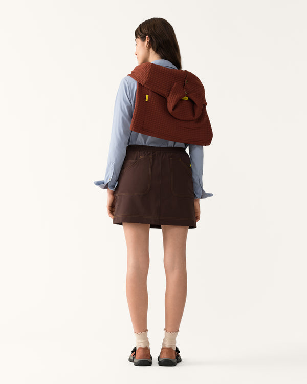 8 Pocket Skort - Garnet