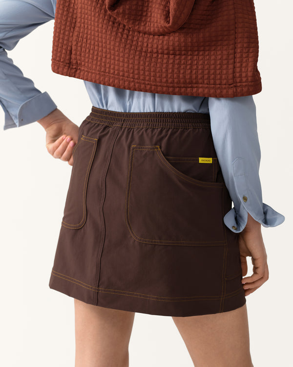 8 Pocket Skort - Garnet