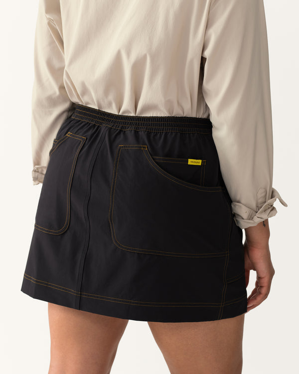 8 Pocket Skort - Basalt