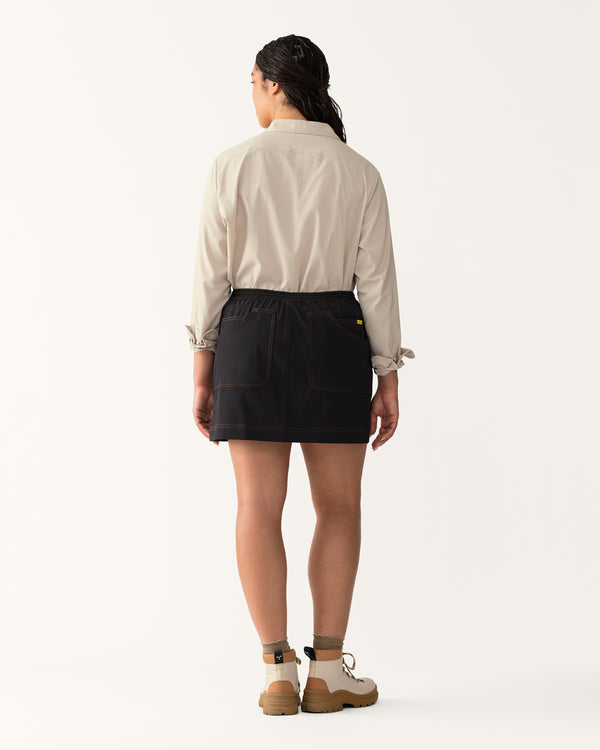 8 Pocket Skort - Basalt