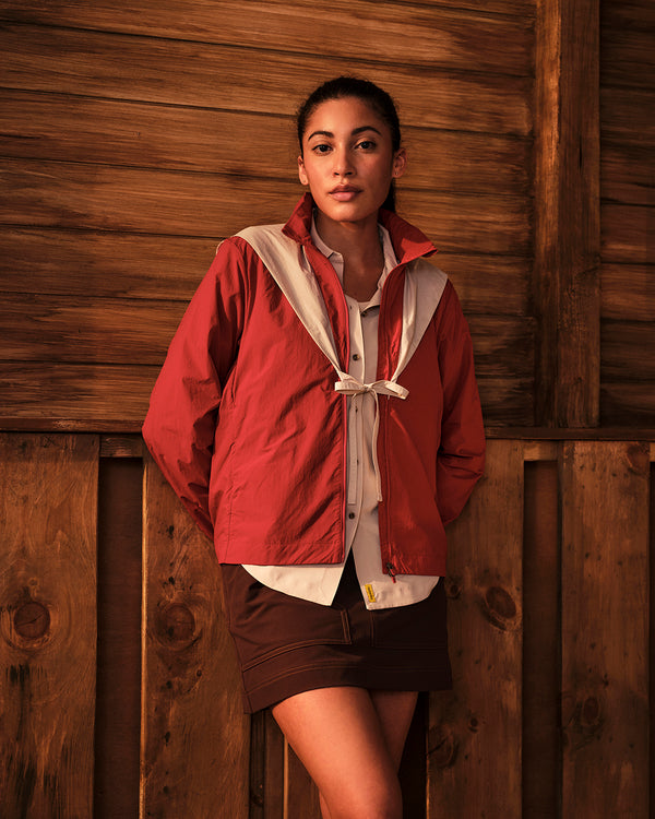 Packable Windbreaker - Rowan/Dolomite