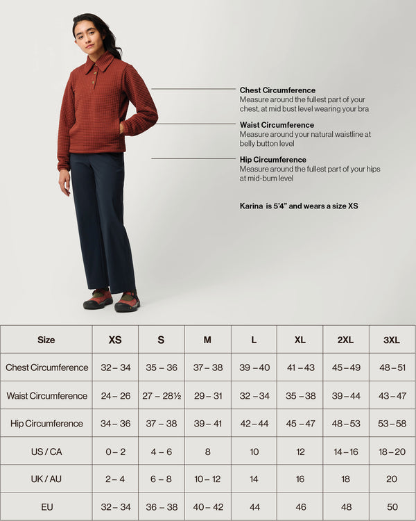 Midlayer 01 - Award-Winning Women’s Fleece Pullover - Redwood